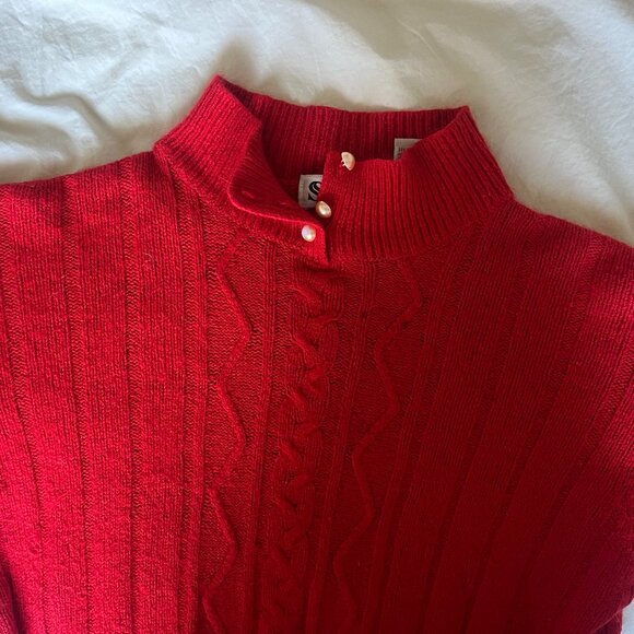 Vintage Silk Angora Hair Sweater Womans Sz M Pet. by  Silvercord Petites - Picture 2 of 8